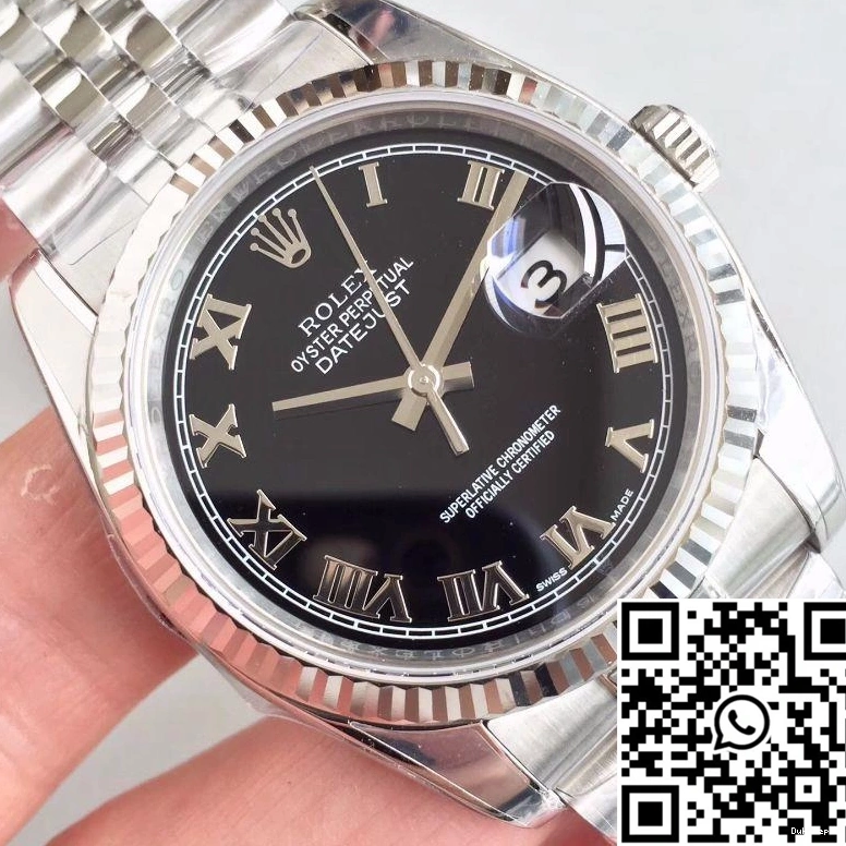 Factory EW Black 41MM Dial Rolex 116334 Datejust 0919